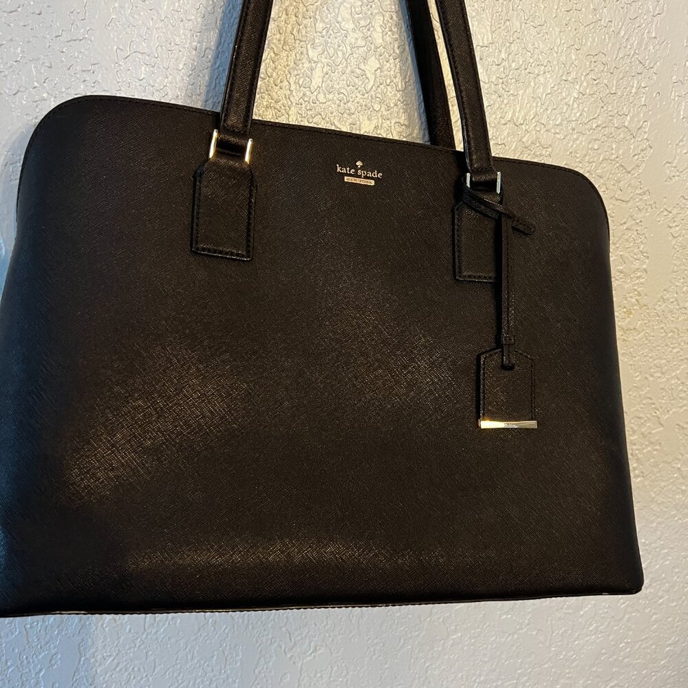 Kate Spade Cameron Street  Narybeth Leather Tote Black
